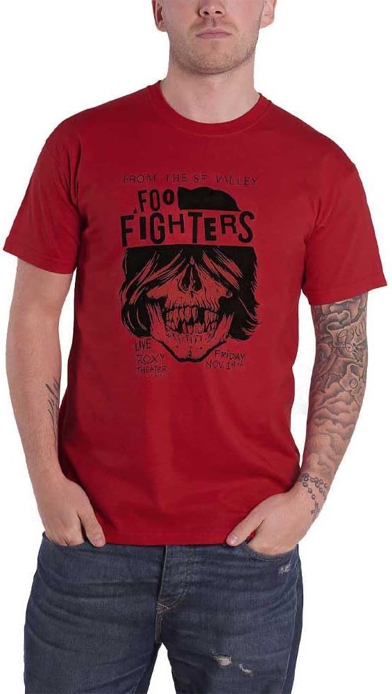 Amazon.com: Foo Fighters T Shirt Sf Valley Band Logo Official